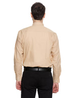     T&3s Signature Cotton Shirt- Dark Cream
