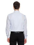     T&3s Signature Cotton Shirt- Sky blue