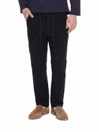 T&3s TAKO MAKO Linen Drawstring Pants - Black