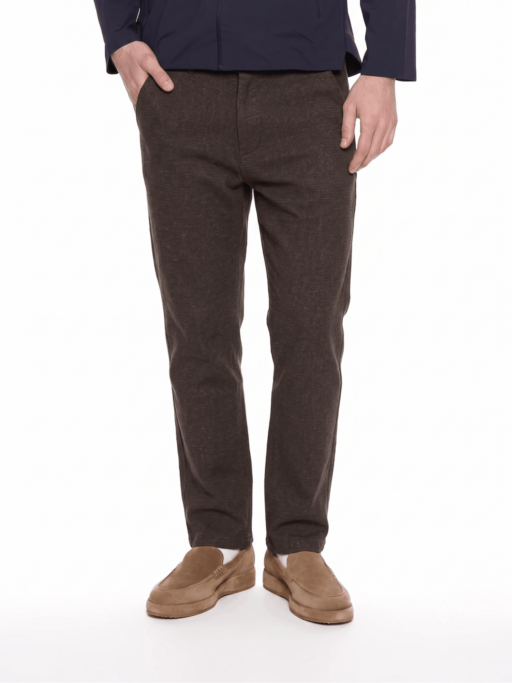 T&3s TAKO MAKO Linen Drawstring Pants - Chocolate Brown