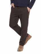 T&3s TAKO MAKO Linen Drawstring Pants - Chocolate Brown