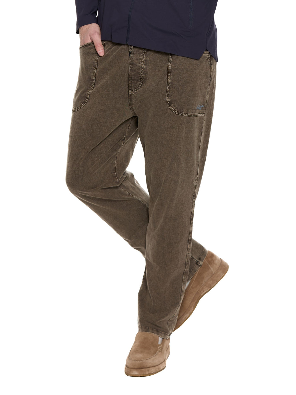 T&3s UrbanFlex Stretch Drawstring Pants - Kona Brown
