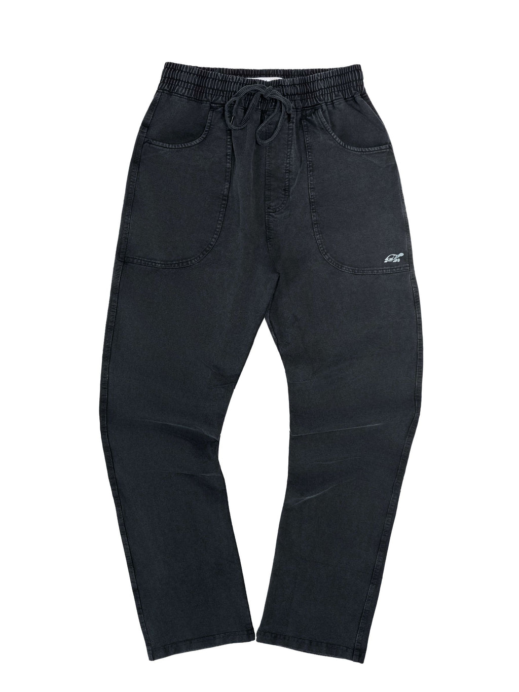 T&3s UrbanFlex Stretch Drawstring Pants - Midnight Black