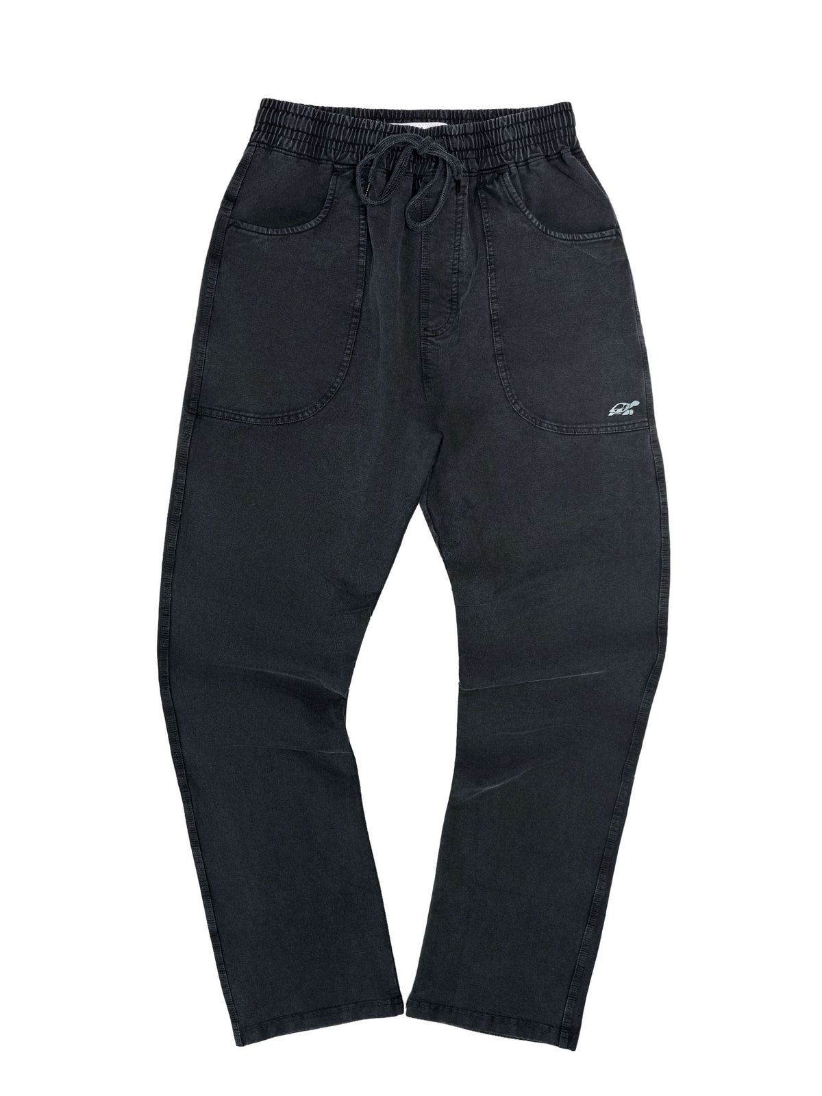 T&3s UrbanFlex Stretch Drawstring Pants - Midnight Black