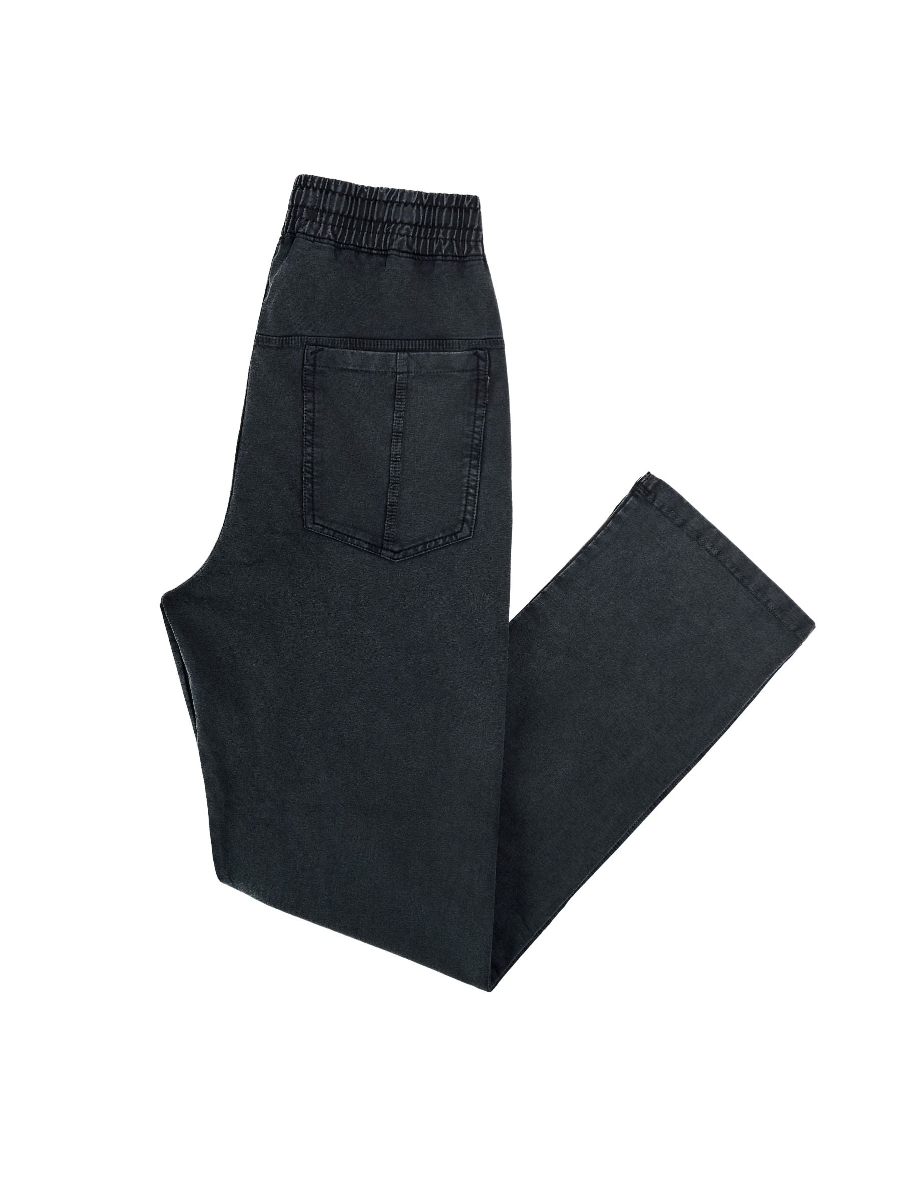 T&3s UrbanFlex Stretch Drawstring Pants - Midnight Black