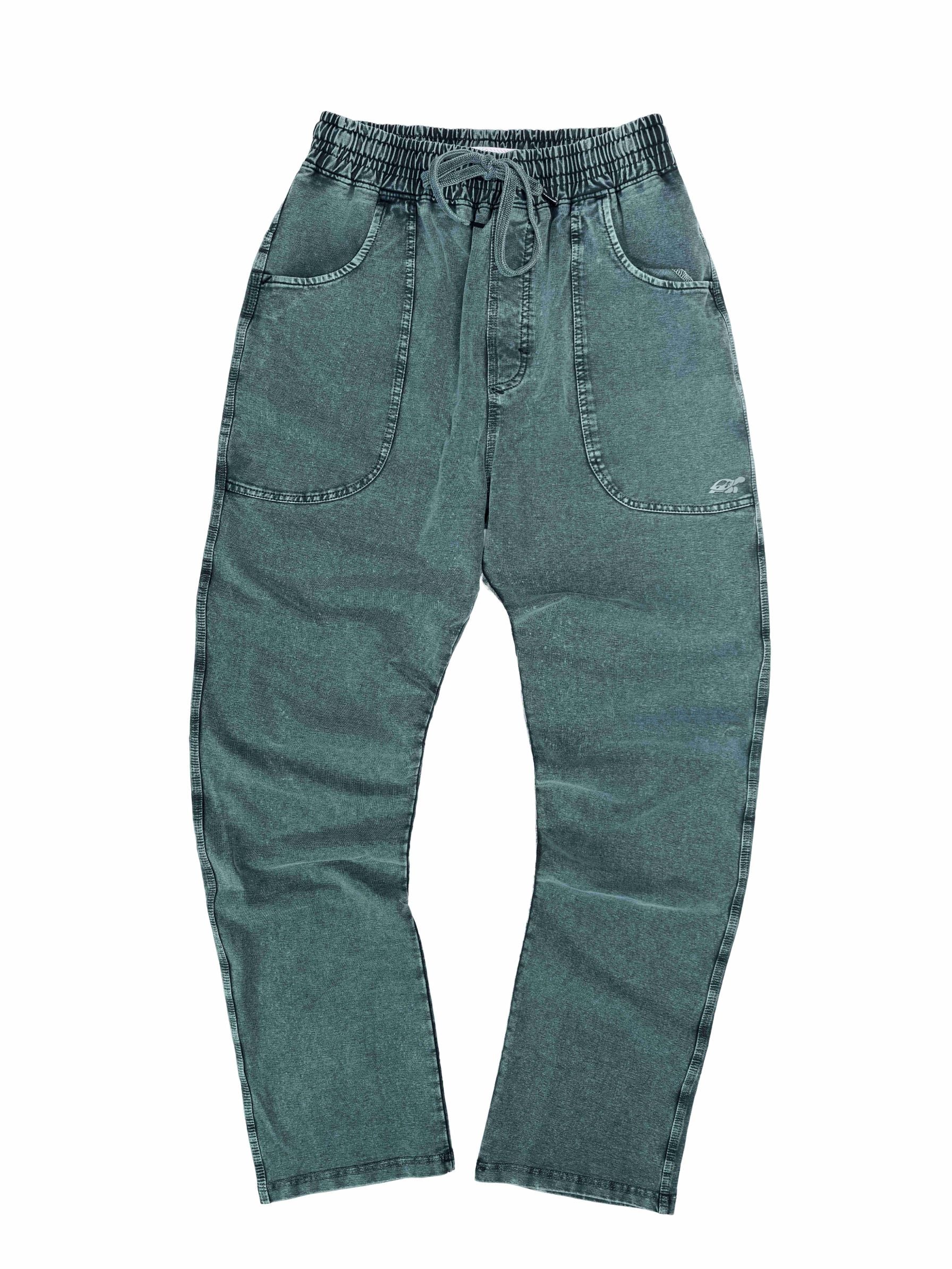 T&3s UrbanFlex Stretch Drawstring Pants - Provence Blue