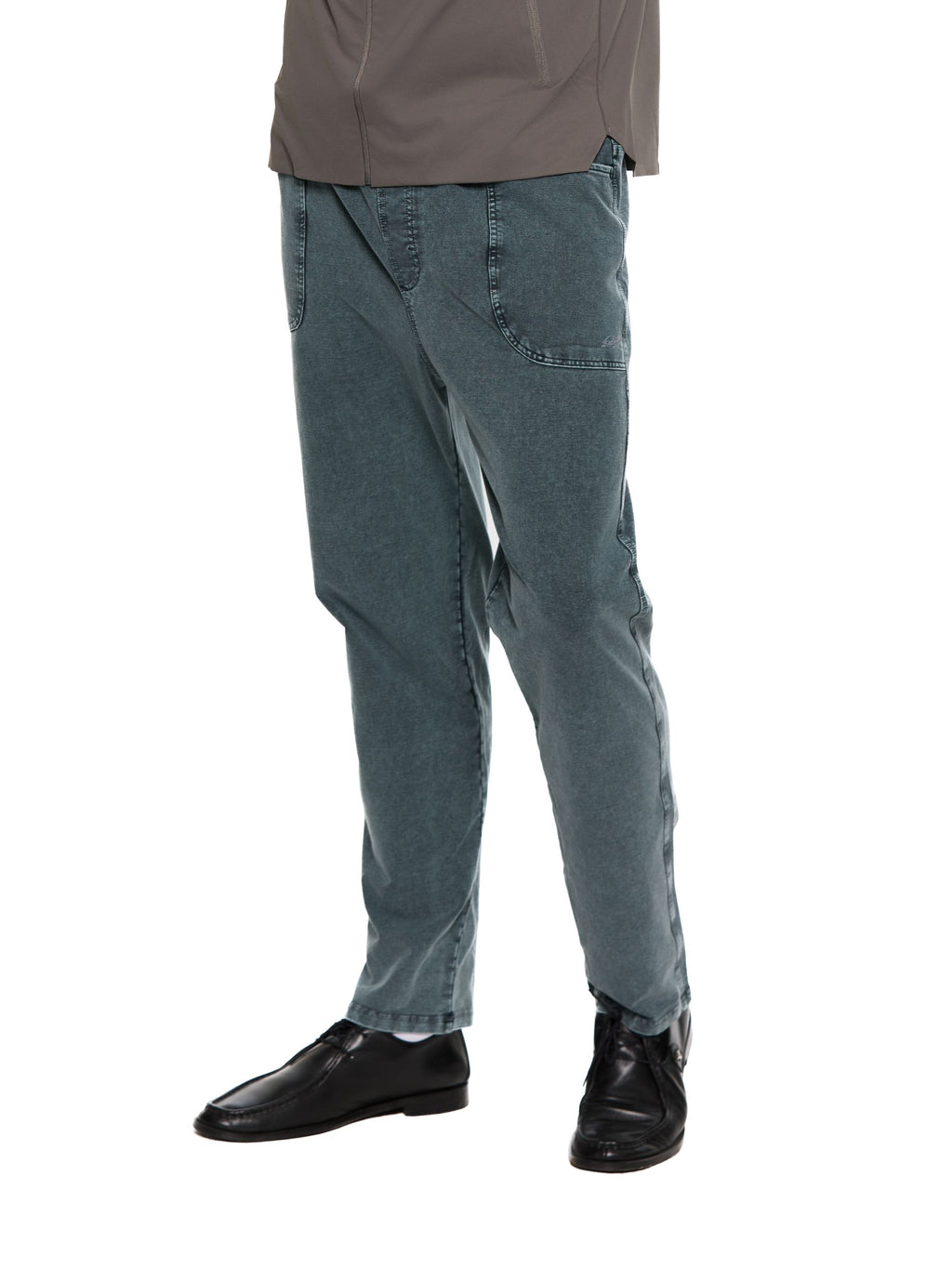 T&3s UrbanFlex Stretch Drawstring Pants - Provence Blue