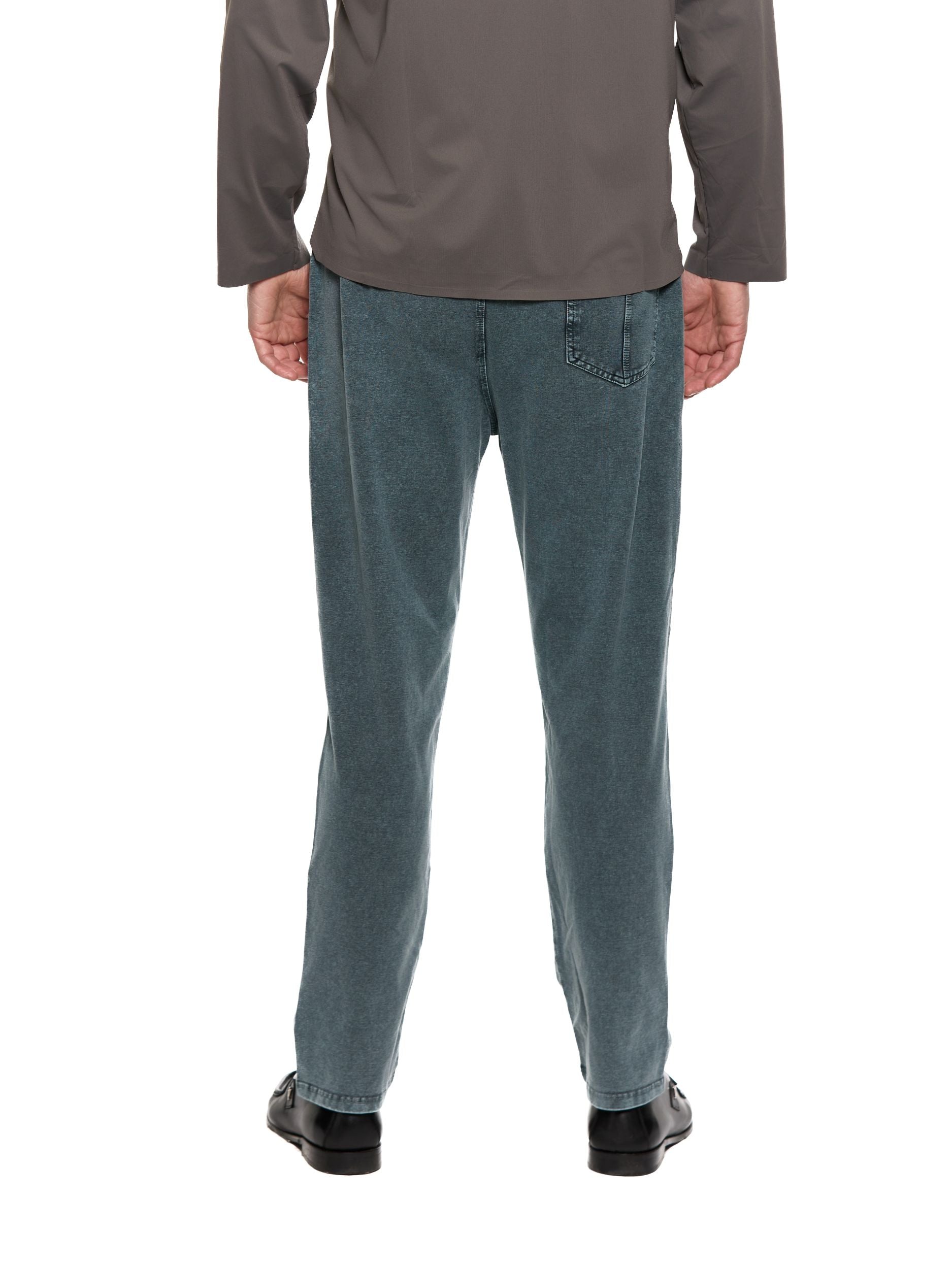 T&3s UrbanFlex Stretch Drawstring Pants - Provence Blue