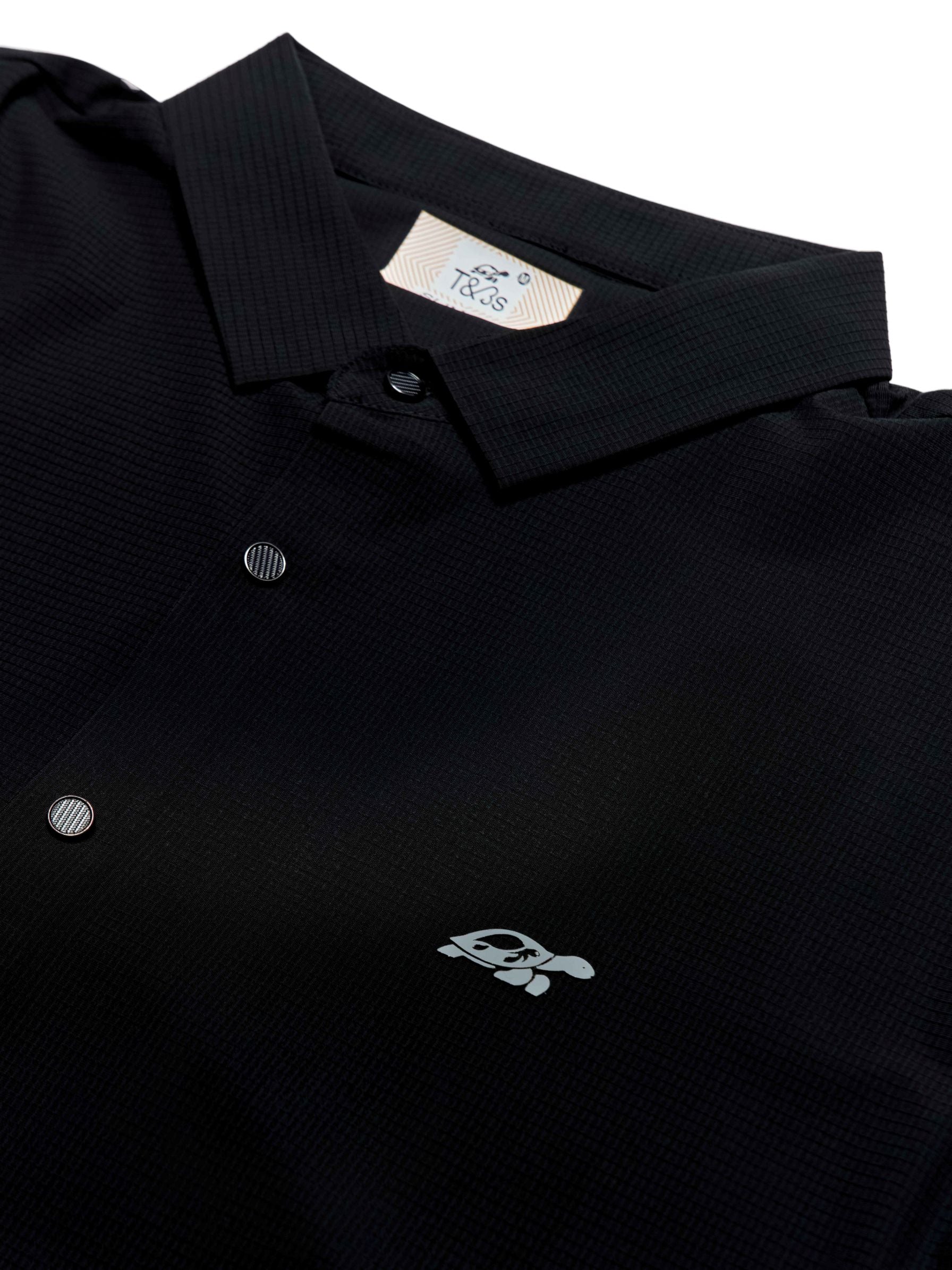 T&3s AeroFlex Performance Stretch Shirt – Black