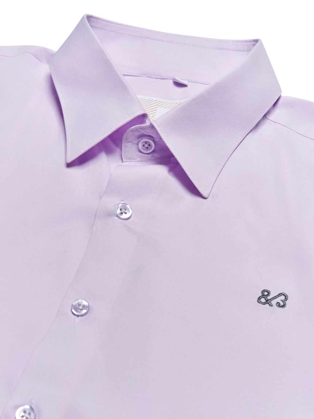 T&3s Essential Button-Down shirt- Lavender