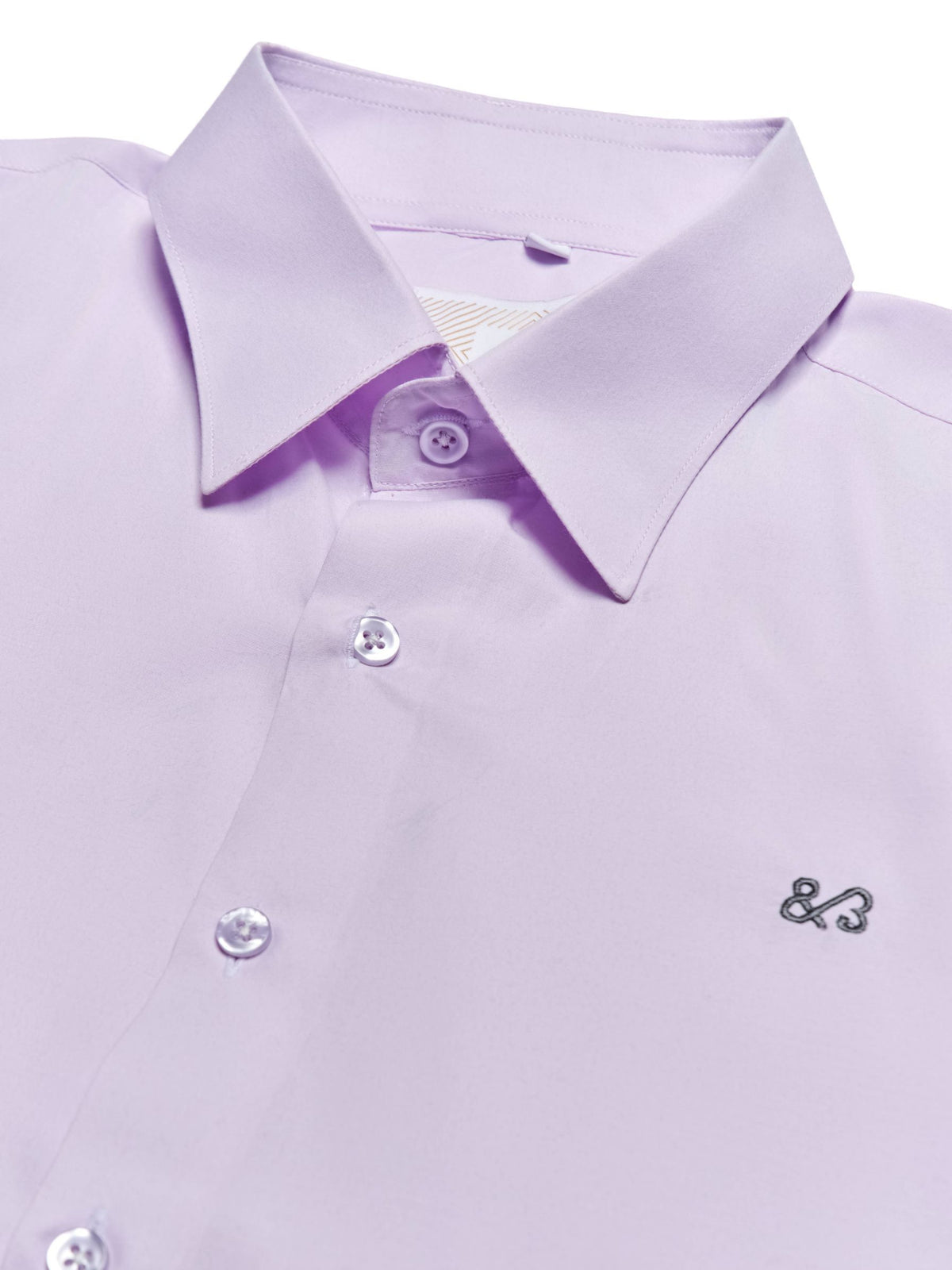 T&3s Essential Button-Down shirt- Lavender