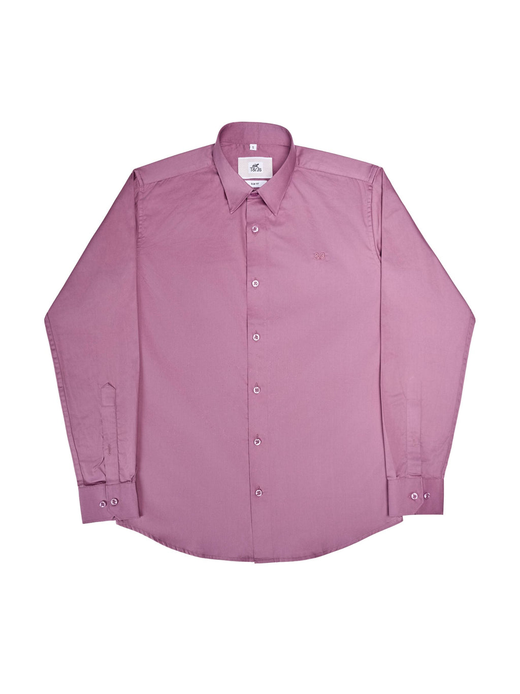 T&3s Executive Cotton Shirt - Dark Pink