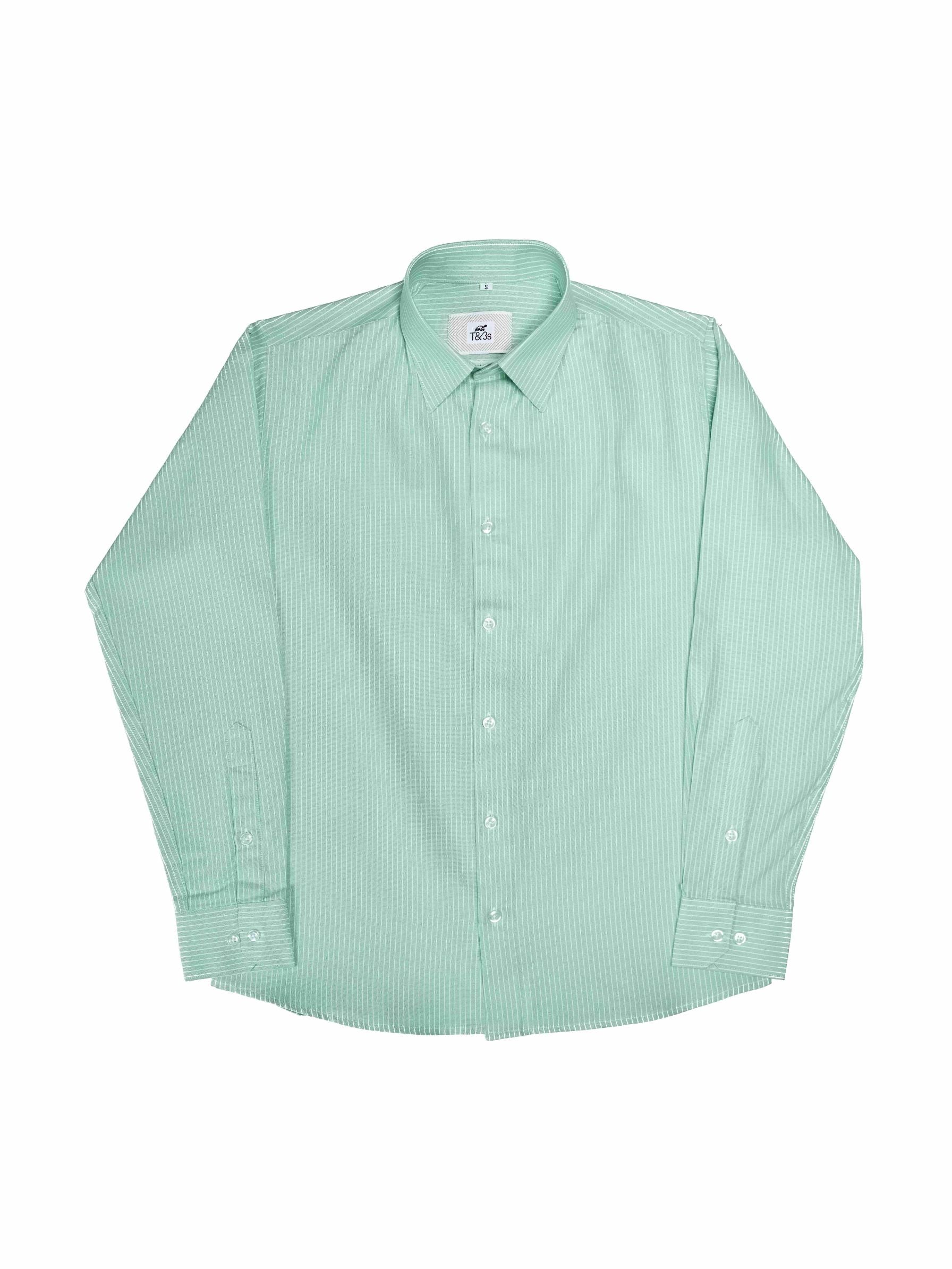 T&3s Riviera Stripe- Light green