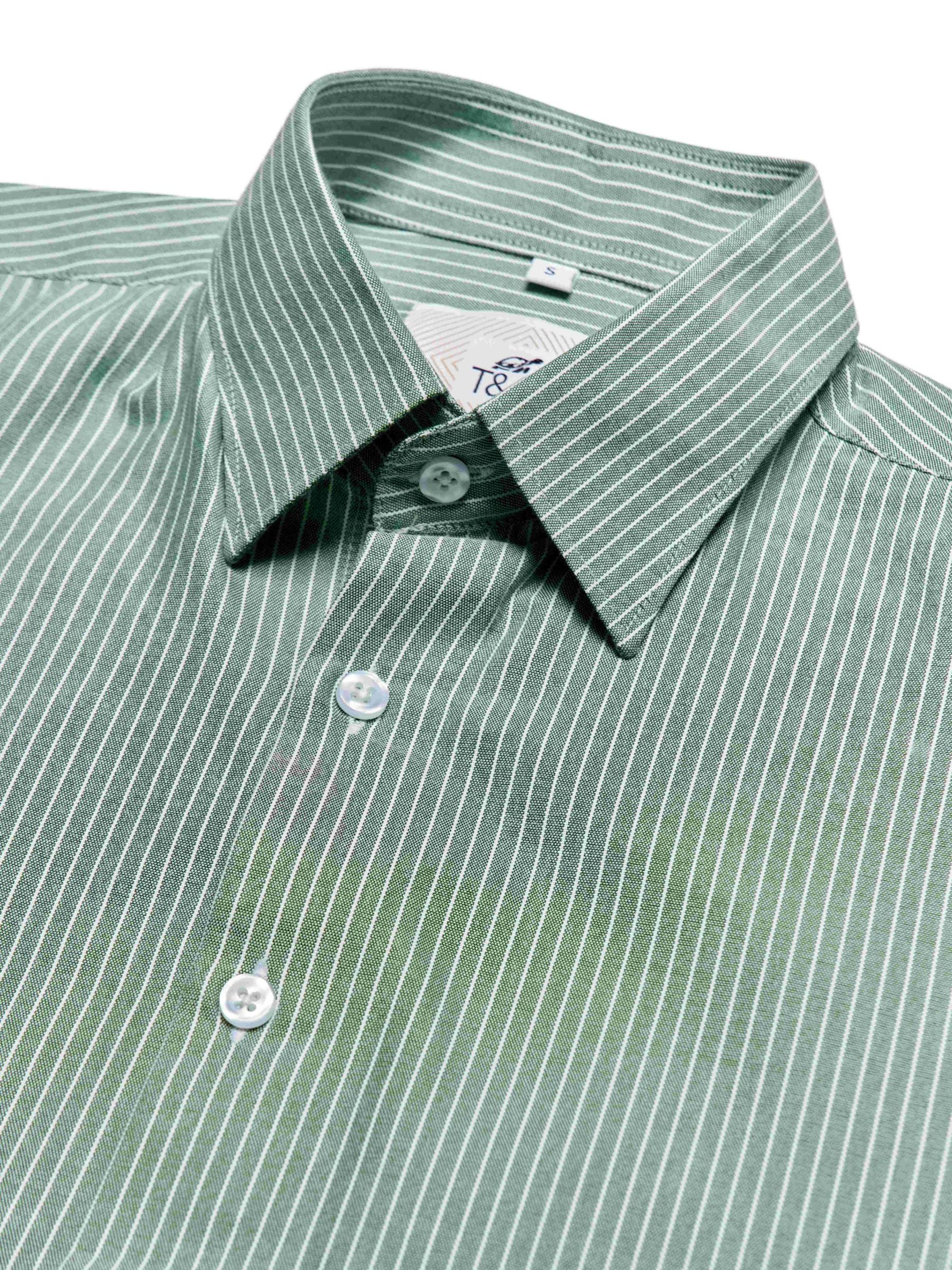 T&3s Riviera Stripe - Dark Green
