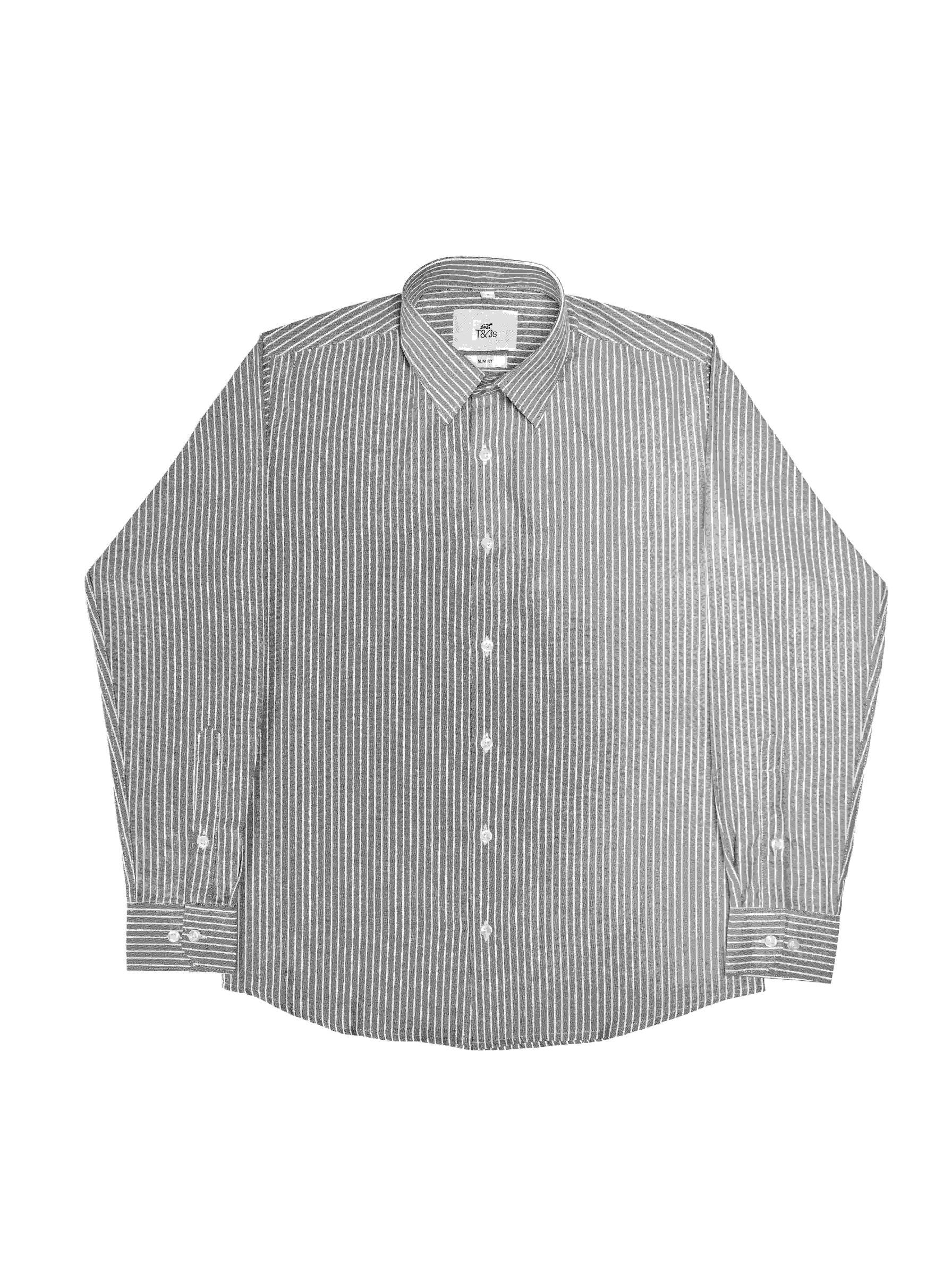 T&3s Riviera Stripe - Gray