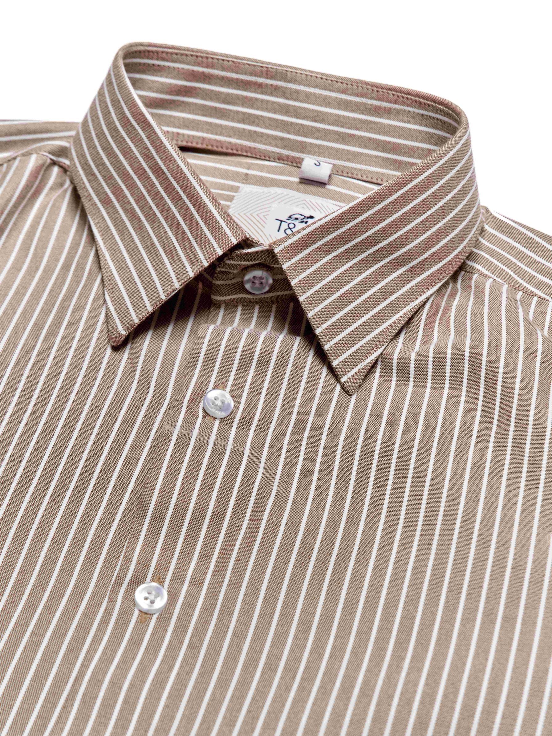 T&3s Riviera Stripe - Sepia