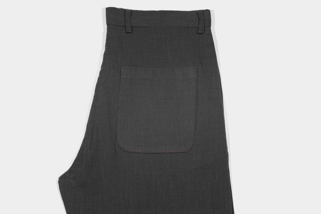 T&3s TAKO MAKO Linen Drawstring Pants - Chocolate Brown