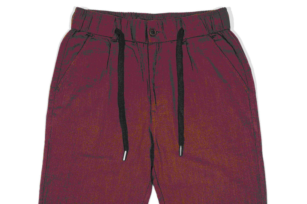 T&3s TAKO MAKO Linen Drawstring Pants - Dark Taupe