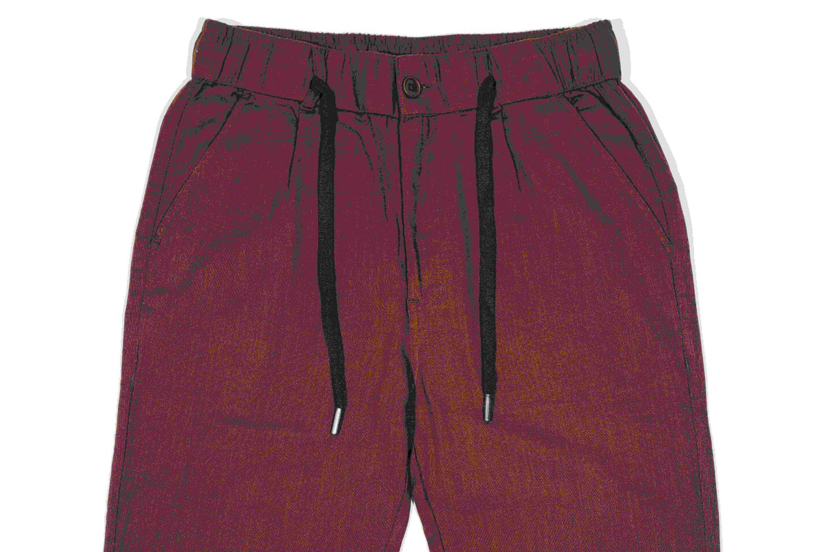 T&3s TAKO MAKO Linen Drawstring Pants - Dark Taupe